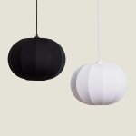 Suspension tissu taupiri blanc