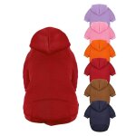 Sweat a capuche avec chapeau pour chien, 6 pièces, vêtement d'hiver chaud pour animal de compagnie, petit ... Sweat a capuche avec chapeau pour chien, 6 pièces, vêtement d'hiver chaud pour animal de compagnie, petit ...