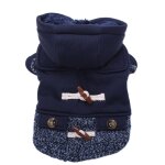 Sweat a capuche avec cornes pour animal de compagnie, sweat a capuche pour chien et chat, manteau pour ...