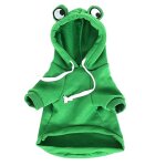 Sweat a capuche en forme de grenouille pour chien, vêtement chaud, mignon, a la mode Sweat a capuche en forme de grenouille pour chien, vêtement chaud, mignon, a la mode