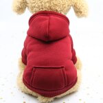 Sweats a capuche monochromes pour petits chiens et chats, vêtements pour animaux de compagnie, manteau ... Sweats a capuche monochromes pour petits chiens et chats, vêtements pour animaux de compagnie, manteau ...