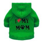 Sweats a capuche perfors pour animaux de compagnie, i love my spinal, manteau pour chien, smile puppy ...