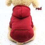 Sweat a capuche solide pour chien et chat, chemise de protection de poche, manteau chaud pour chiot, ... Sweat a capuche solide pour chien et chat, chemise de protection de poche, manteau chaud pour chiot, ...
