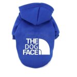 Sweats a capuche the dog face pour petits et grands chiens, manteau coupe - vent, sweat - shirt chaud, ...