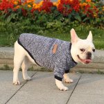 Sweat - shirt a capuche pour chien, vtement d'hiver chaud pour petit et moyen gabarit, bouledogue franais, ...