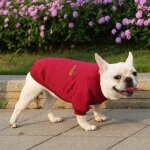 Sweat - shirt a capuche pour chien, vtement d'hiver chaud pour petit et moyen gabarit, bouledogue franais, ...