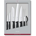Swiss classic, set de couteaux de cuisine professionnel, 7 pices, noir