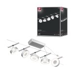 Syst�me c�ble corduo kit circle 5x4, 5w 400lm 3000k 230v / 12 cc 60va plastiq / chr