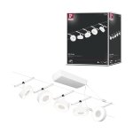 Syst�me c�ble corduo kit circle 5x5w 400lm 3000k 230v / 12 cc 60va plastique / bl