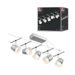 Syst�me c�ble corduo kit cone gu5, 3 max5x10w 230 / 12v cc 60va plastique / chr