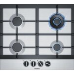 Table de cuisson a gaz 90cm 4 feux inox ec6a5hb90 iq500