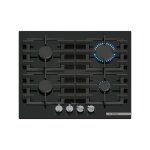 Table gaz verre trempe, 60 cm, ser6, verre trempe, fonte (individuel) a bosch - ppp6a6i40