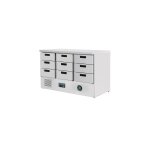 Table inox réfrigérée positive 9 tiroirs gn 1 / 1 (p)65 mm, 235 w, 220 v - mono Table inox réfrigérée positive 9 tiroirs gn 1 / 1 (p)65 mm, 235 w, 220 v - mono