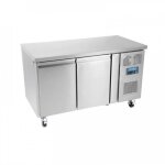 Table inox r�frig�r�e tropicalis�e positive 282 litres, 2 portes, 300 w, 220 v - mono