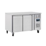 Table inox rfrigre tropicalise positive 282 litres, 2 portes, 350 w, 220 v - mono