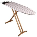 Table à repasser nubar beige bois naturel 130x47cm Table à repasser nubar beige bois naturel 130x47cm