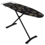 Table  repasser pliable utah en acier 125x41 h96cm avec repose fer et repose centrale vapeur