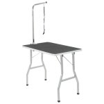 Table toilettage ajustable pour chiens avec 1 potence Table toilettage ajustable pour chiens avec 1 potence