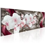 Tableau fleurs art myst�rieux 120 x 40 cm