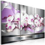 Tableau fleurs chanson de l'orchid�e 60 x 40 cm