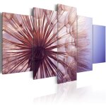 Tableau fleurs eblouissement violet 100 x 50 cm
