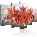 Tableau fleurs flowery battle 200 x 100 cm
