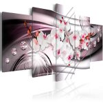 Tableau fleurs orchid�e d�licate 200 x 100 cm