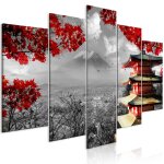 Tableau japanese adventure (5 parts) wide 100 x 50 cm