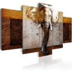 Tableau strength of africa 200 x 100 cm