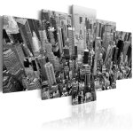 Tableau villes gratte - ciels de new york 100 x 50 cm