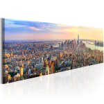 Tableau villes new york panorama 120 x 40 cm