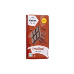 Tablette de chocolat au lait fourr�e de pralines galler lait praline, 180 g