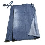 Tablier tissu jean