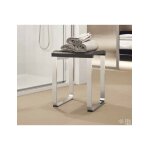 Tabouret de douche novellini en aluminium anodisé - noir - noir - - Tabouret de douche novellini en aluminium anodisé - noir - noir - -