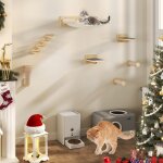 ¿¿tag¿¿res murales pour chat, 7 pi¿¿ces arbre a chat mural ensemble de meubles avec griffoir pont lit ... ¿¿tag¿¿res murales pour chat, 7 pi¿¿ces arbre a chat mural ensemble de meubles avec griffoir pont lit ...