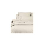 Taie d'oreiller am�ricaine en coton percale 50x75 cm camille ecru, par songe de camille