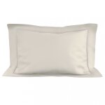 Taie d'oreiller en coton 50x75 cm percale ecru, par soleil d'ocre