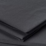 Taie d'oreiller en coton lav� gris anthracite 50x70 cm