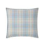 Taie d'oreiller imprim�e en flanelle de coton, tartan