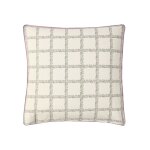 Taie d'oreiller en percale de coton blanc 65 x 65 cm