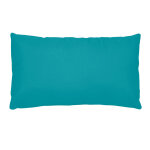 Taie d'oreiller rectangle unie en coton