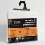 Taie prot�ge oreiller coton 50x70 cm molleton imperm�able, par soleil d'ocre