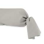 Taie de traversin en coton 57 fils 45x185 cm uni lin, par soleil d'ocre