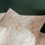 Taie de traversin percale de coton ornemental classique