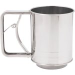 Tamis baumalu a farine mecanique en inox 10. 5cm