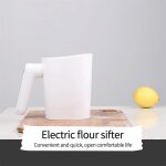 Tamis a farine electrique, glaage sucre poudre rutilisable, outil de cuisine a main, ptisserie gteau, ...