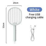 Tapette electrique anti - moustiques 4 en 1, rechargeable par usb, angle réglable, zapper electrique ... Tapette electrique anti - moustiques 4 en 1, rechargeable par usb, angle réglable, zapper electrique ...