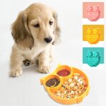 Tapis d'alimentation en silicone pour chien et chat, bol de slow food, dispositif de traitement et de ...