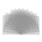 Tapis d'aquarium en maille d'acier inoxydable 8x8cm, 10 pices, dcoration de filet a mousse pour plantes ...