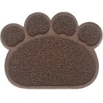 Tapis pour bac a litire, tapis de litire pour chat plat bol d'alimentation pour nourriture tapis de ...